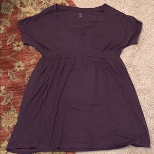 Gap Purple Short Sleeve Tunic